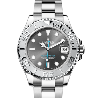 Réplique de poignet Rolex Yacht-Master 37 Oystersteel et platine M268622-0002