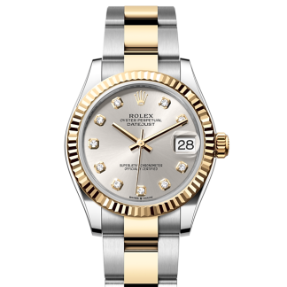 Répliques de montres suisses pour hommes Rolex Datejust 31 Oystersteel et or jaune M278273-0019