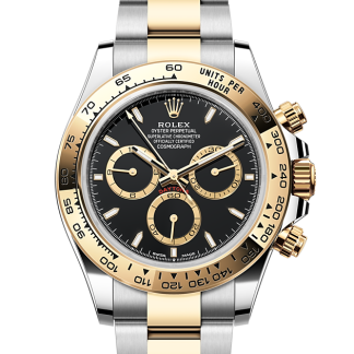 Répliques de montres vs vraies Rolex Cosmograph Daytona Oystersteel et or jaune M126503-0003