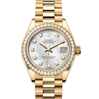 designer pas cher Rolex Lady-Datejust or jaune et diamants M279138RBR-0015