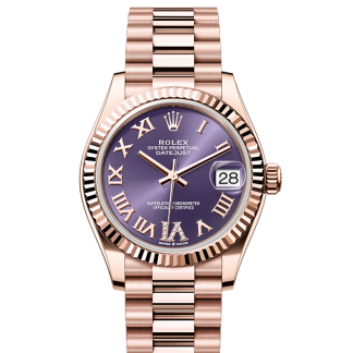 faux luxe Rolex Datejust 31 Or Everose M278275-0029