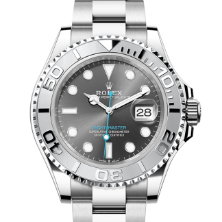 faux poignet Rolex Yacht-Master 40 Oystersteel et platine M126622-0001